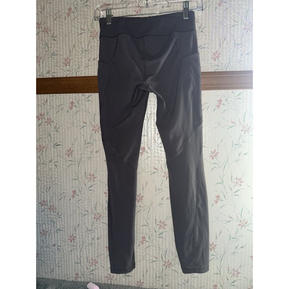 Athleta Girls High Rise Leggings Size 14 XL Dark Lavender Teen Tween Athletic